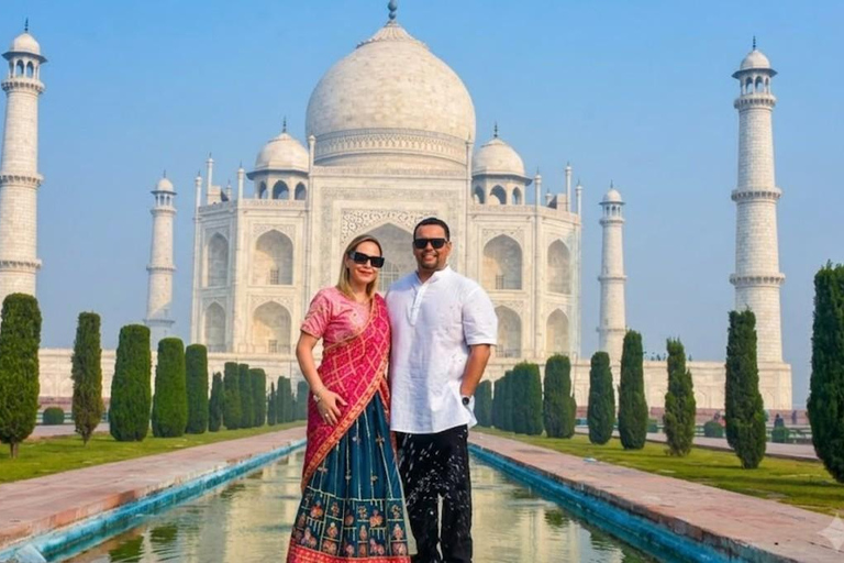 From Delhi Taj Mahal & full Day Agra Tour with 5 star lunch Ac Private Car + Tour Guide.