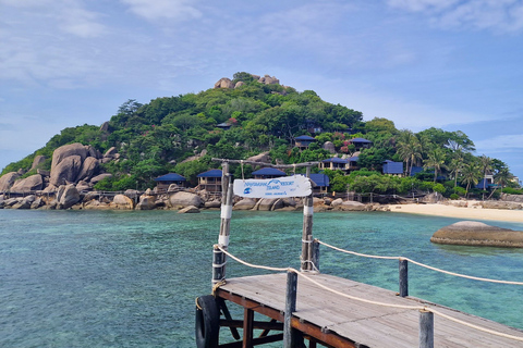 Koh Pha Ngan: Koh Tao & Nang Yuan Tour with Snorkel, Lunch Option 1: Hotel Pick up in Koh Pha Ngan