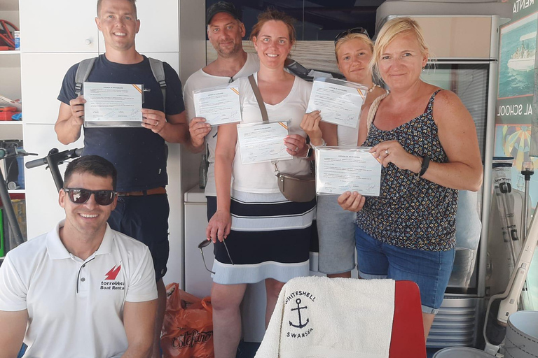 Alicante: boat license course in 4h