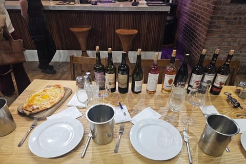 Wine Tasting with Khachapuri at Central Park Cafe NYC