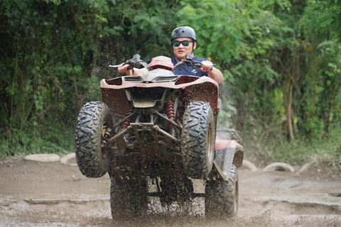 Ubud: Guided Quad Bike ATV Adventure with Waterfall & Tunnel Guided Single ATV - Long Track ( 7KM / 1,5 Hours )
