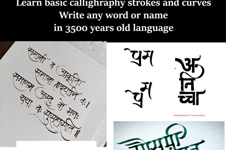 1.5 hrs ancient language Calligraphy Workshop in Mumbai
