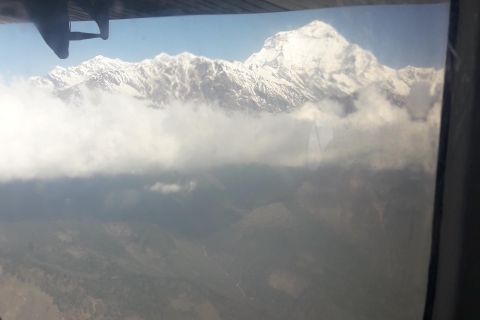 Vol panoramique dans les montagnes de l'Everest avec prise en charge et retour