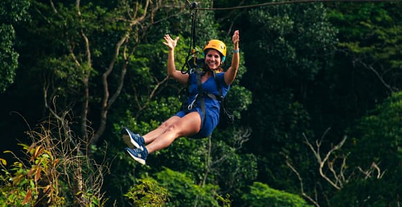 Koh Samui: Official Hawk Adventure Zipline Park & Transfer