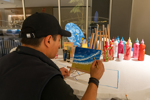 تجربة الفن والموسيقى على ضوء الشموع في أليكانتيفن وموسيقى على ضوء الشموع على لوحة كبيرة 30 × 30 أو 30 ×