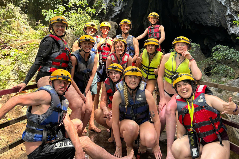 Phong Nha: Zipline Dark Cave & Paradise Cave Exploration Option 4: Full Adventure Experience - Drop-off in Hue