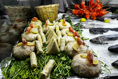 Visite nocturne de la ville de Marrakech et dîner traditionnel marocain