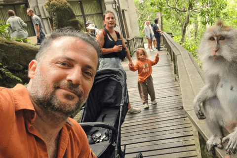 Bali: Ubud Rice Terraces, Monkey Forest & Waterfall Tour Full Package: All entry fees & lunch included