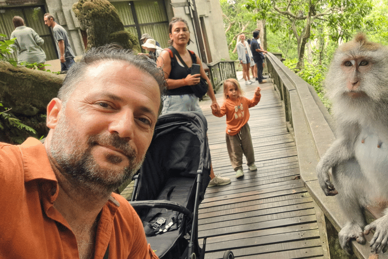 Bali: Ubud Rice Terraces, Monkey Forest & Waterfall Tour Full Package: All entry fees & lunch included