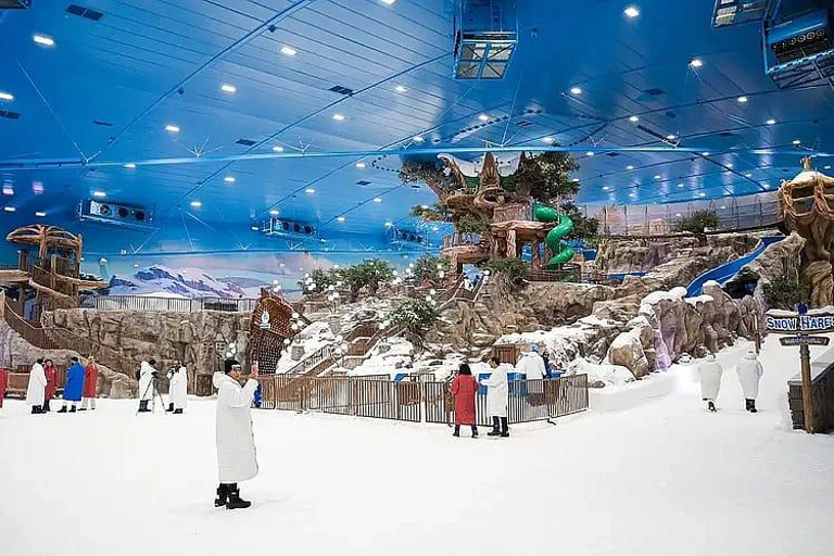 Abu Dhabi: Sheikh Zayed Grand Mosque & Snow Park Tour Dubai: Abudhabi Premium Tour With Buffet BBQ Lunch