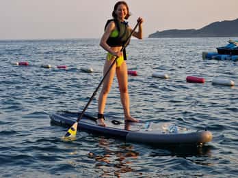 Budva: primi corsi di SUP per tutti con il prof trainer