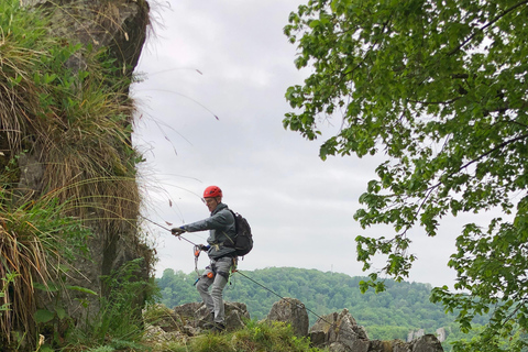 Ardennen: Guided Via Ferrata tour