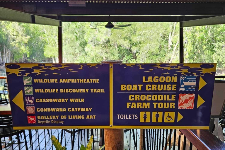 Cairns: Hartley&#039;s Crocodile Adventures transfer och returCairns: Hartley&#039;s Crocodile Adventures Besök med transfer