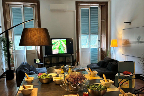 Genoa: Pesto-Making Class with Pasta and Aperitivo