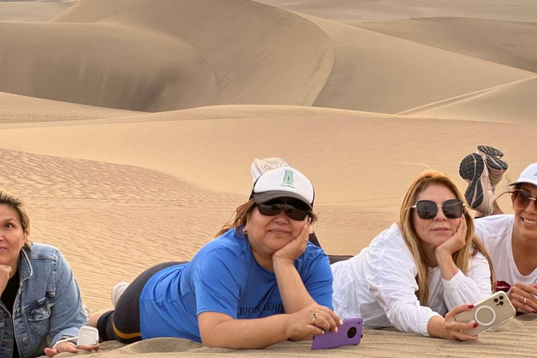 Von Ica: Dünenbuggy bei Sonnenuntergang &amp; Sandoboarding