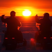 Kemi-Tornio : Safari en motoneige au coucher du soleil