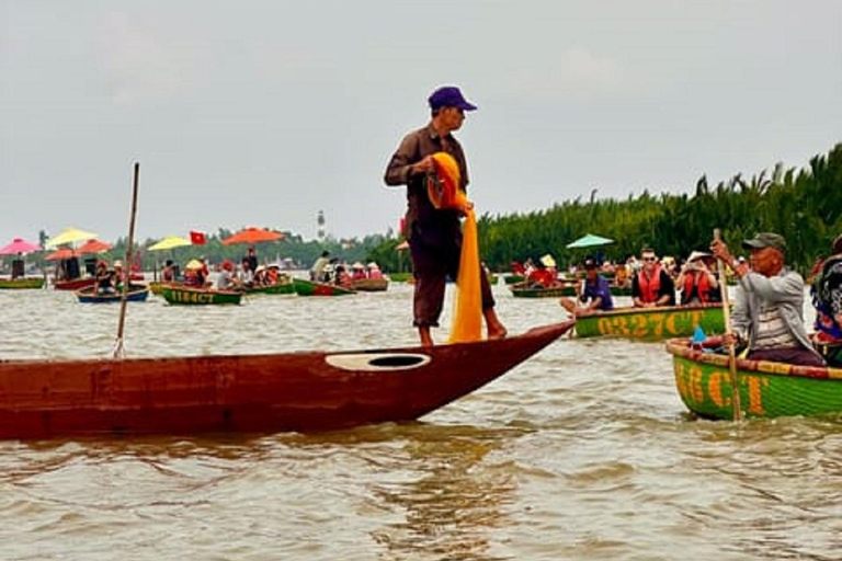 Hoi An: Basket Boat Ride in the Coconut Forest Tour experience include option hotel Pick up and Drop-off