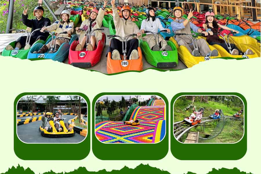 Dalat: Luge Kart, Mongoland und Alpine Coaster Tour. Foto: GetYourGuide