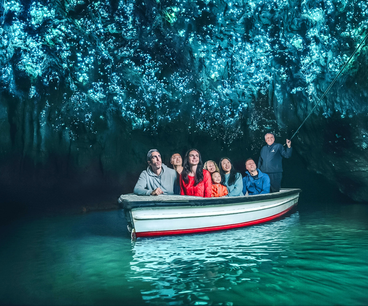 Waitomo: Glowworm Caves Guided Tour by Boat