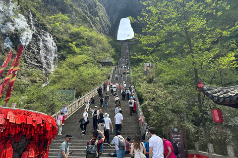 Zhangjiajie Tianmen Mountain Ticket & Fox Fairy Show Park Entry Line A - Round Way Cableway