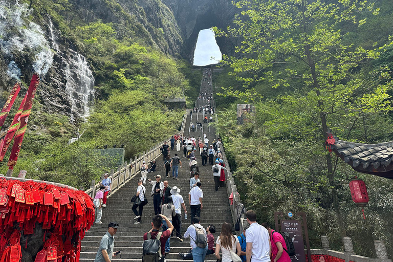 Zhangjiajie Tianmen Mountain Ticket & Fox Fairy Show Park Entry Line A - Round Way Cableway