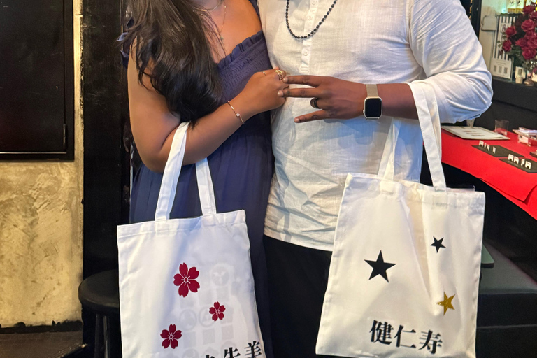 Tokyo: Name Seal & Pouch or Tote Bag Making Experience Tokyo: Custom-made seal and pouch (hiragana)