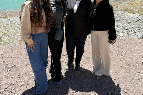 El Yeso Reservoir + El Plomo Hot Springs with Chilean BBQ