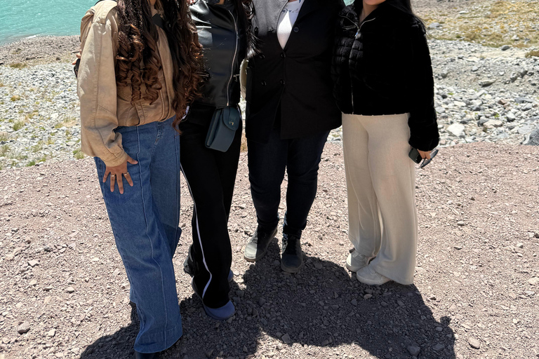 El Yeso Reservoir + El Plomo Hot Springs with Chilean BBQ