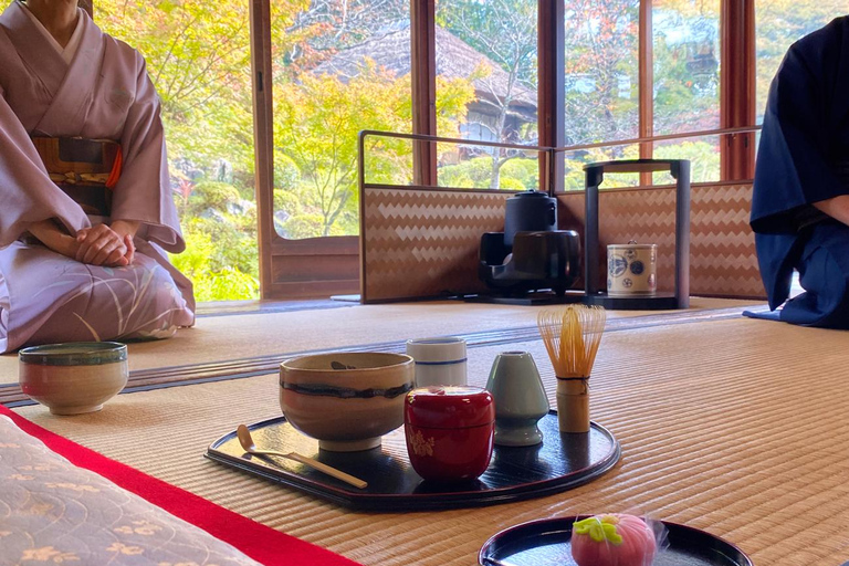 Kyoto: Cerimônia do chá em uma casa de chá tradicional