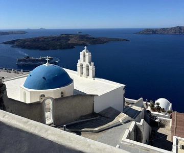 Santorini: tour terrestre particular com motorista local