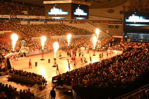 Tokyo: Alvark Tokyo Basketball Game Ticket Short Side Upper Tier seating