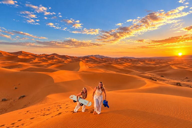 Marrakech: 3-Day Student Sahara Tour With Camp and Quad Adventure Pick: Luxury Camp & Sunset ATV Ride
