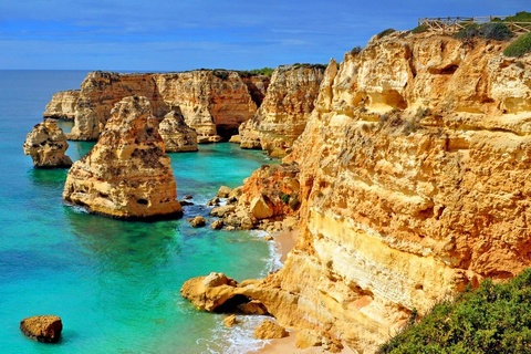 Au départ de Lisbonne : Algarve, grotte marine de Benagil et visite d'une jounée à Lagos