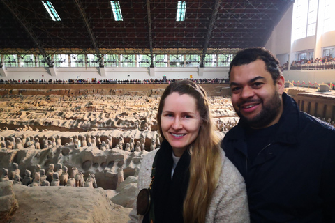 Xi'an: Terracotta Army Small Group Tour (8 or 15 Guests) 15-Guest Group B: Fixed-Point Pickup+Tickets+Guide