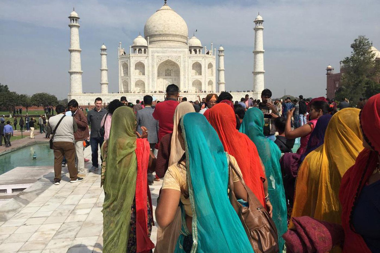 From Delhi: Taj Mahal Castle Fort Full-Day Trip