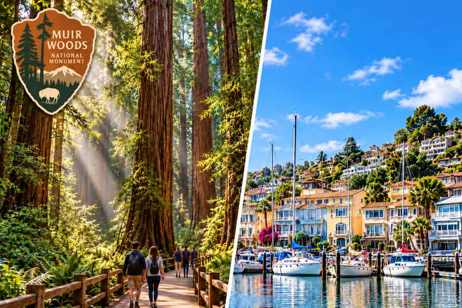 San Francisco: Muir Woods und das am Meer gelegene Sausalito. Foto: GetYourGuide San Francisco: Muir Woods und das am Meer gelegene Sausalito. Foto: GetYourGuide
