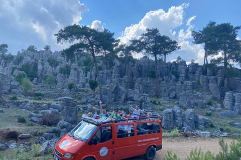 Antalya:Jeep Safari Tazı Canyon, Selge theater Adam Kayaları