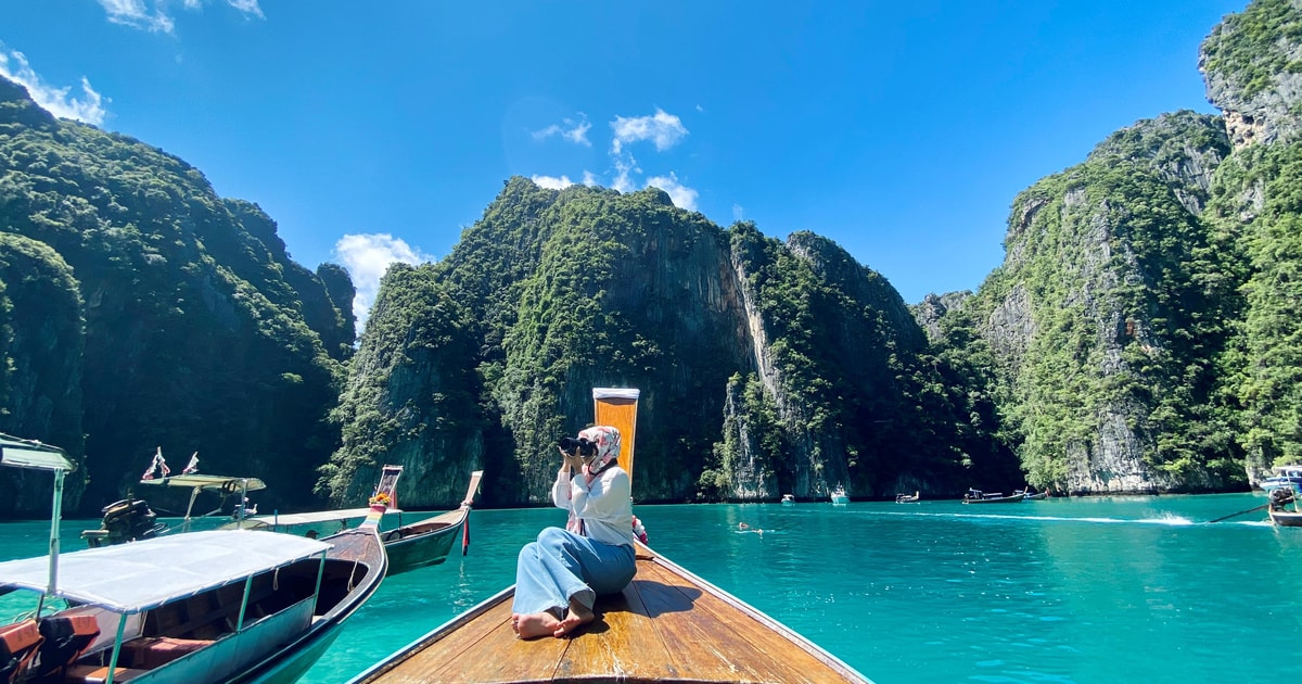 From Koh Phi Phi island and 7 Islands Long Tail Boat Trip | GetYourGuide