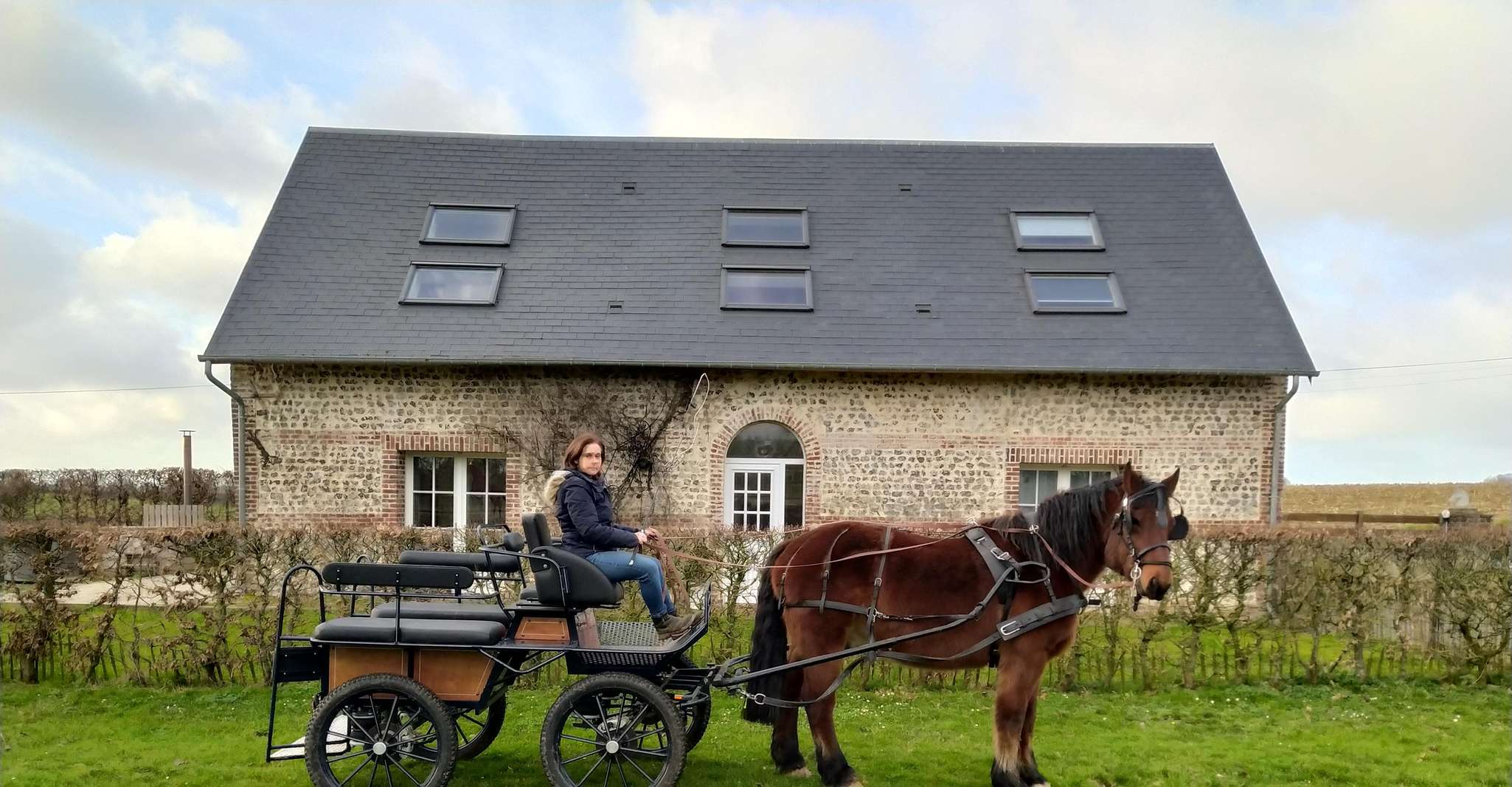 Mentheville, promenade en calèche à la campagne - Housity