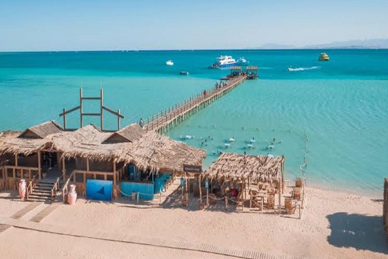 Hurghada : Tour de día completo compartido a la isla de Orange Bay
