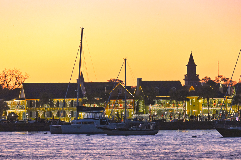 St Augustine: Nights of Lights Sunset Sail with Live Music