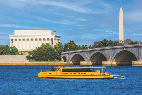 DC: Hop-on-hop-off-bustour & sightseeing-watertaxi-cruise