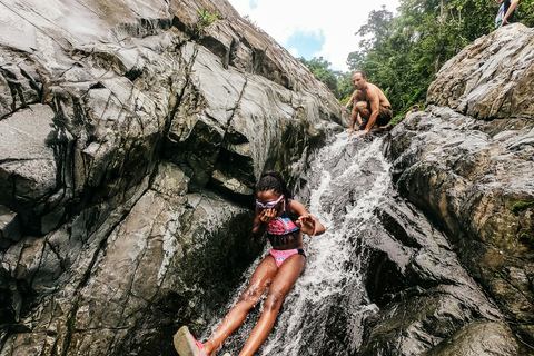 De San Juan: visite de la forêt tropicale et du toboggan aquatique d'El Yunque