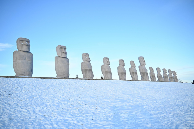 Sapporo: Lake Shikotsu Ice Festival, Snow Fun & Buddha Tour Shared Tour, Meet at Sapporo Station