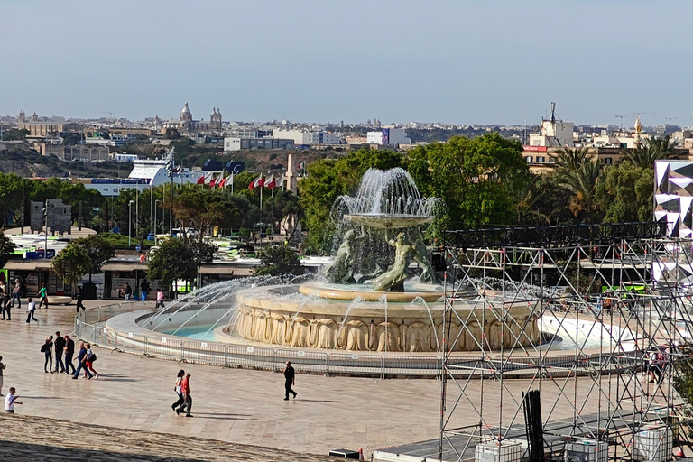 Valletta & Vittoriosa: Sunset Walking Tour & Boat Cruise