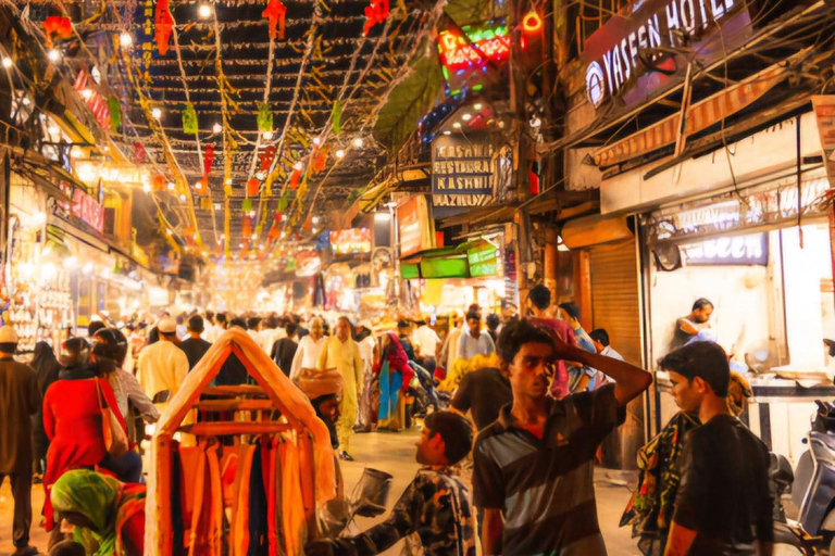 Delhi: Tour gastronômico pela Velha Deli com mercado de especiarias, templo e mesquita