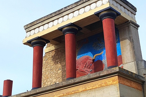 Heraklion Half-Day Tour, Cruise Friendly, Knossos+Top Sights (4-Hours) Private Morning Tour