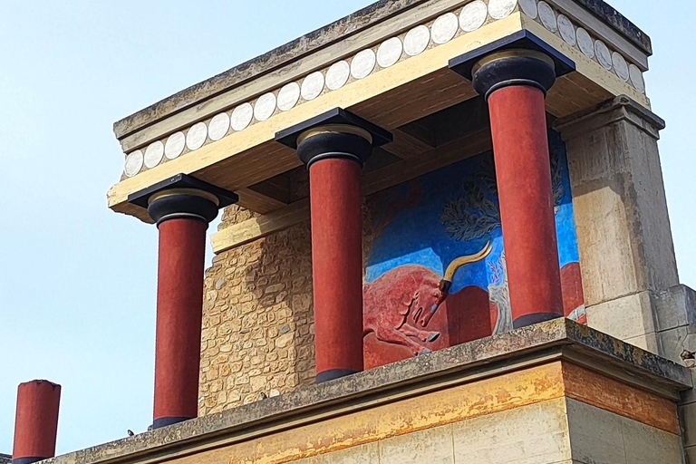 Visite d'Héraklion demi-journée, croisière commentée, Knossos+Top SightsVisite privée de 6 heures le matin