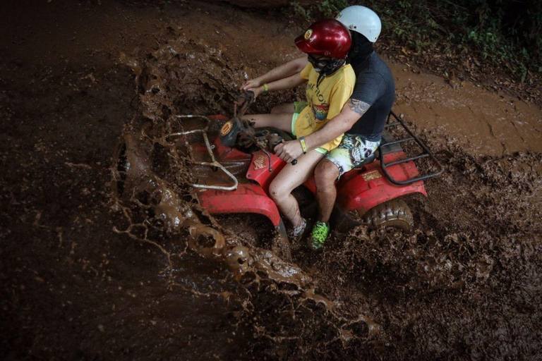 Puerto Morelos: Exciting ATV, Cenote and Zipline Adventure Single ATV from Tulum