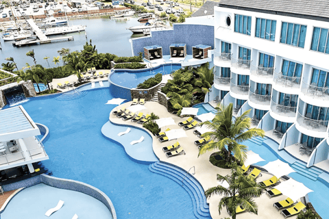 St Lucia Shore Excursion: Harbor Club Day Pass -Food & Drink